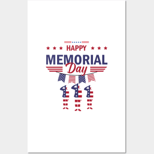 Happy Memorial Day, May 29 Posters and Art